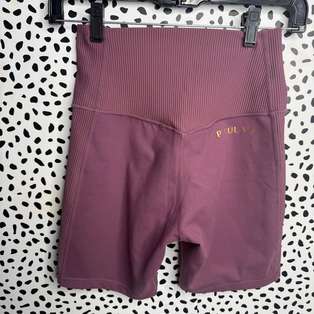 Ptula x HB Biker Shorts Purple Size Medium